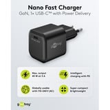 goobay 45 W USB-C PD GaN Nano hurtigoplader Sort