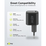 goobay 45 W USB-C PD GaN Nano hurtigoplader Sort