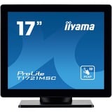 iiyama ProLite T1721MSC-B2 computerskærm 43,2 cm (17") 1280 x 1024 pixel SXGA LED Berøringsskærm Bordplade Sort, LED-skærm Sort (mat), 43,2 cm (17"), 1280 x 1024 pixel, SXGA, LED, 5 ms, Sort