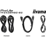 iiyama ProLite TF2438MSC-B2, LED-skærm Sort (mat)