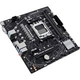 ASUS PRIME A620M-K AMD A620 Sokkel AM5 micro ATX, Bundkort AMD, Sokkel AM5, AMD Ryzen 7000 Series, Sokkel AM5, DDR5-SDRAM, 96 GB
