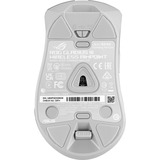 ASUS ROG Gladius III Wireless Aimpoint White mus Spil Højre hånd RF Wireless + Bluetooth + USB Type-A Optisk 36000 dpi, Gaming mus Hvid, Højre hånd, Optisk, RF Wireless + Bluetooth + USB Type-A, 36000 dpi, Hvid