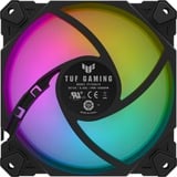 ASUS TUF Gaming TF120 ARGB Fan - Triple Fan Kit with ARGB Controller Computerkabinet Luftkøler 12 cm Sort, Sag fan Sort/gennemsigtig, Luftkøler, 12 cm, 250 rpm, 1900 rpm, Sort