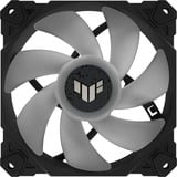 ASUS TUF Gaming TF120 ARGB Fan - Triple Fan Kit with ARGB Controller Computerkabinet Luftkøler 12 cm Sort, Sag fan Sort/gennemsigtig, Luftkøler, 12 cm, 250 rpm, 1900 rpm, Sort