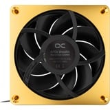 Alphacool Apex Stealth Metal 120mm Lüfter 2000rpm, Sag fan Guld/Sort