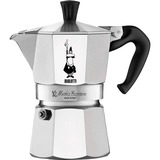 Bialetti Moka Express Moka gryde Aluminium, Sort, Espressomaskine Sølv, Moka gryde, Aluminium, Sort, Aluminium, 2 kopper, Moka Express, CE