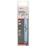 Bosch 2 608 657 550 stiksav, rullesav & sabelsavklinge Saber savklinge Bimetal 1 stk Saber savklinge, Rør, Profil, Bimetal, Blå, 1,8 mm, 10 cm