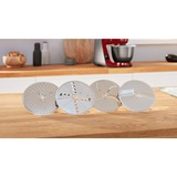 Bosch Serie 4 MUM5X720 foodprocessor 1000 W 3,9 L Rød, Sølv Indbyggede vægte Rød/Sølv, 3,9 L, Rød, Sølv, Berøring, 2,7 kg, 1,1 m, 4 diske