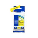 Brother TZE-651 etiketbånd, Tape Gul, Filippinerne, 5 År, 2,4 cm, 8 m, 24 mm