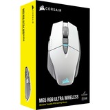 Corsair CH-9319511-EU2, Gaming mus Hvid/Lys grå