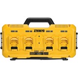 DEWALT Firefoldigt hurtigoplader DCB104 Gul/Sort