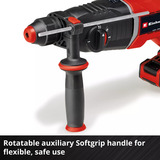 EINHELL Professionel batteridrevet borehammer TP-HD 18/26 D Li BL - Solo, 18 Volt Sort/Rød