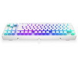 ENDORFY Gaming-tastatur Hvid, DE-layout, Kailh RGB Rød