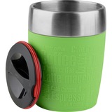 Emsa TRAVEL CUP kop Lime, Thermo mug Lime/rustfrit stål, Enkelt, 0,2 L, Lime