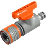 GARDENA 2977-20 vandslange beslag Grå, Orange 1 stk, Regulering ventil grå/Orange, Grå, Orange