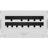 GIGABYTE AORUS ELITE GP-AE850PM PG5 ICE, PC strømforsyning Hvid