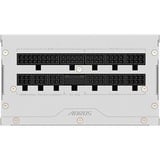 GIGABYTE AORUS ELITE P850W ICE enhed til strømforsyning 850 W 20+4 pin ATX ATX Hvid, PC strømforsyning Hvid, 850 W, 100 - 240 V, 50/60 Hz, 12 A, Aktiv, 125 W