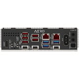 GIGABYTE X870E AERO X3D WOOD, Bundkort Sort/træ