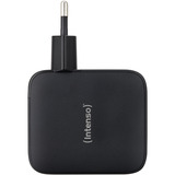 Intenso Intenso Power Adapter W100ACC GaN + C520C Kabel, Oplader Sort