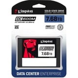 Kingston 7680G DC600ME (blandet brug) 2,5" Enterprise SATA SSD, Solid state-drev 5" Enterprise SATA SSD, 7,68 TB, 2.5", 560 MB/s, 6 Gbit/sek.