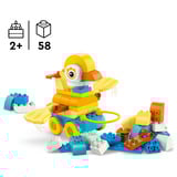 LEGO DUPLO 3-i-1-dyr på hjul, Bygge legetøj Byggesæt, 2 År, Plast, 58 stk, 843 g