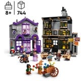 LEGO Harry Potter Ollivanders™ og Madam Malkins kapper, Bygge legetøj Byggesæt, 8 År, Plast, 744 stk, 1,08 kg