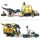 LEGO Jurassic World Dinosaurmissioner: Allosaurus-transportvogn, Bygge legetøj Byggesæt, 8 År, Plast, 588 stk, 1,02 kg