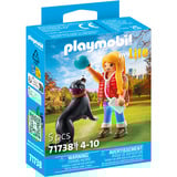 PLAYMOBIL My Life Kvinde med Sennenhund, Bygge legetøj 