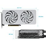 Palit GeForce RTX 5060 Ti OC WHITE 8GB, Grafikkort Hvid
