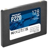 Patriot P220 128 GB, Solid state-drev Sort