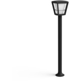 Philips Hue White & Color Ambiance Econic Udendørs Stiarmatur, LED lys Sort