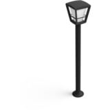 Philips Hue White & Color Ambiance Econic Udendørs Stiarmatur, LED lys Sort