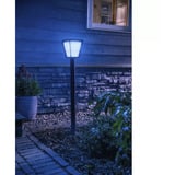 Philips Hue White & Color Ambiance Econic Udendørs Stiarmatur, LED lys Sort