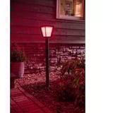 Philips Hue White & Color Ambiance Econic Udendørs Stiarmatur, LED lys Sort