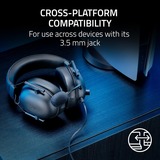 Razer Blackshark V2 X für Playstation, Gaming headset Sort