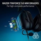 Razer Blackshark V2 X til Playstation, Gaming headset Sort