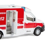 SIKU Mercedes-Benz Sprinter Miesen Type C Ambulance Ambulancemodel Formonterede 1:50, Model køretøj Rød/Hvid, Ambulancemodel, Formonterede, 1:50, Mercedes-Benz Sprinter, Ethvert køn, Metal, Plast