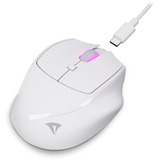 Sharkoon OfficePal M25W, Mus Hvid