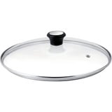 Tefal 28097912 låg Rund Sort, Stål, Transparent gennemsigtig/rustfrit stål, Rund, Sort, Stål, Transparent, Glas, Stål, Bakelit, Sort, Kina