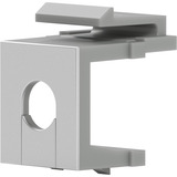 Ubiquiti Keystone blindindsats med gennemgang, 12 stk. pakke, Låg grå