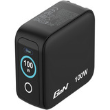Verbatim Mini GaN-oplader med display Sort