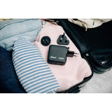 Verbatim Mini GaN-oplader med display Sort