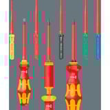 Wera Kraftform Kompakt VDE 18 Universal 1 Tool Finder, 18 dele, Skruetrækker Rød/Gul