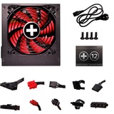 Xilence XP550R9 enhed til strømforsyning 550 W 20+4 pin ATX ATX Sort, Rød, PC strømforsyning Sort, 550 W, 220 - 240 V, Aktiv, 15 A, 35,7 A, 16 A