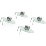 fischer Press2fix magnetklo 4 stk., Kroge Sølv