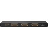 goobay HDMI Splitter 1 til 2 (4K @ 60Hz) Sort