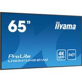iiyama ProLite LH6541UHS-B1AG, Offentlig visning Højglans sort