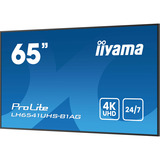 iiyama ProLite LH6541UHS-B1AG, Offentlig visning Højglans sort