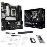 ASRock 90-MXBRY-A0UAYZ, Bundkort Sort/Sølv