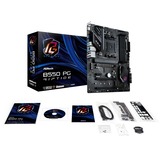 ASRock B550 PG Riptide AMD B550 Stik AM4 ATX, Bundkort mørk grå, AMD, Stik AM4, AMD Ryzen™ 3, AMD Ryzen™ 5, AMD Ryzen™ 7, 3rd Generation AMD Ryzen™ 9, AMD Ryzen 9 5th Gen, DDR4-SDRAM, 128 GB, DIMM